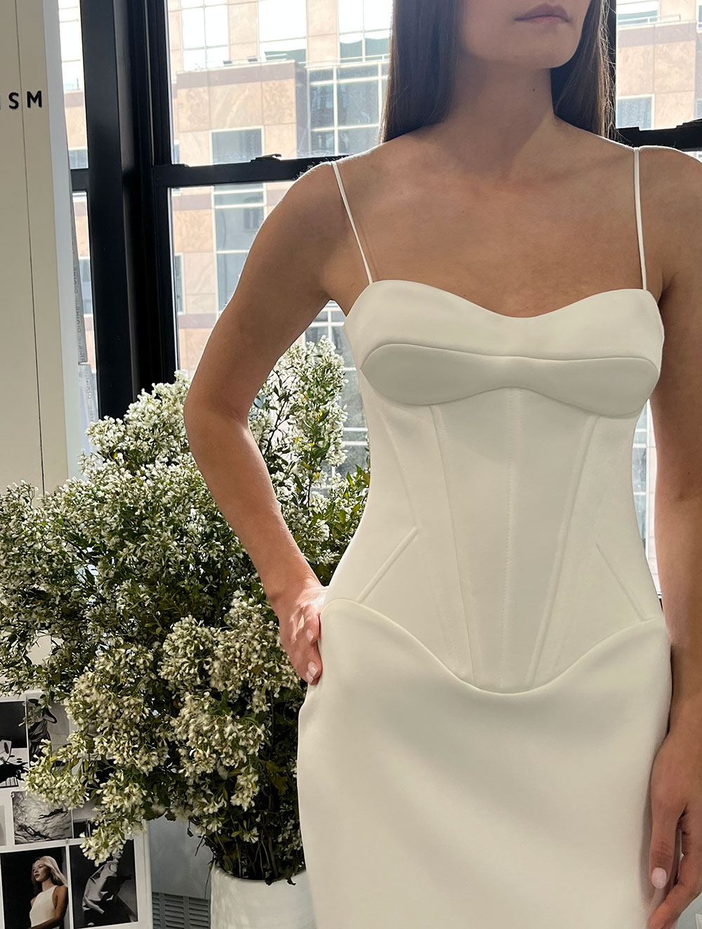 Summer drop waist corset wedding dress from Divine Atelier